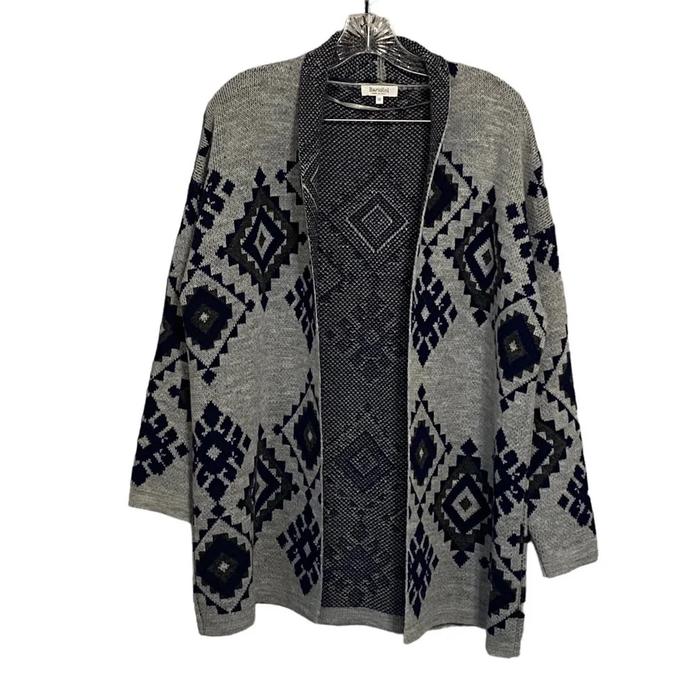Bartolini Italy wool blend open cardigan size M - Picture 7 of 8